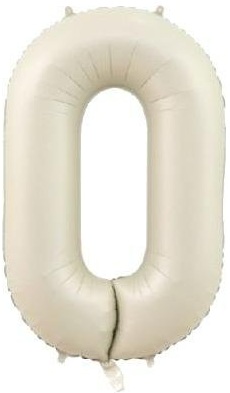 0 - RAKAM 34 İNC KREM RENK BALON 76 CM balon