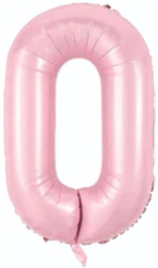 0 - RAKAM 34 İNC PEMBE RENK BALON 76 CM balon