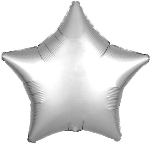18 İNC YILDIZ GÜMÜŞ RENK FOLYO BALON balon