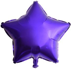18 İNC YILDIZ MOR RENK FOLYO BALON balon