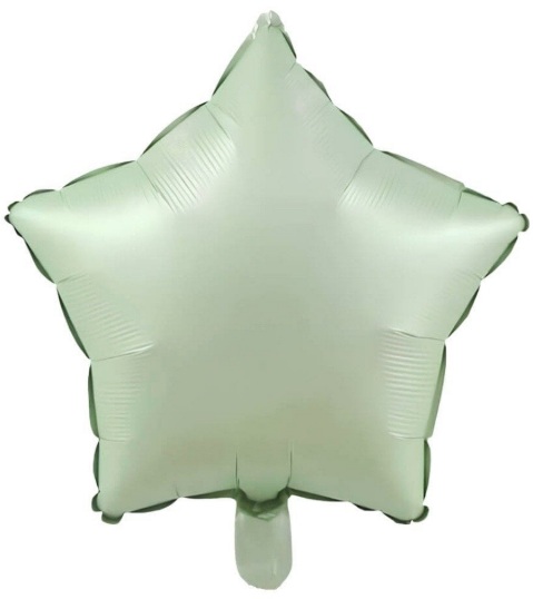 24 İNC YILDIZ RETRO YEŞİL RENK FOLYO BALON balon