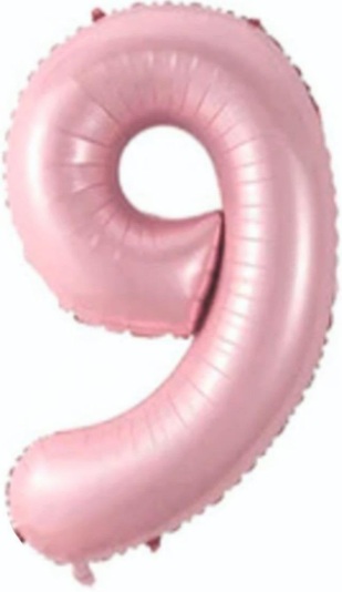 9 - RAKAM 34 İNC PEMBE RENK BALON 76 CM balon
