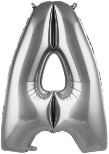 A - 40 İNC GÜMÜŞ RENK BALON 100 CM balon