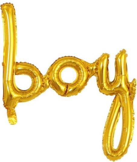 BOY GOLD FOLYO BALON balon