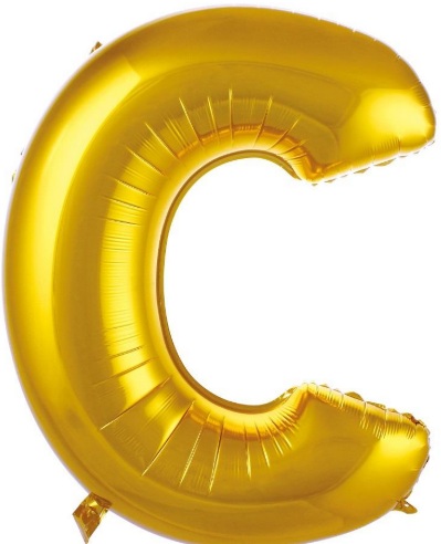C - 40 İNC GOLD RENK BALON 100 CM balon