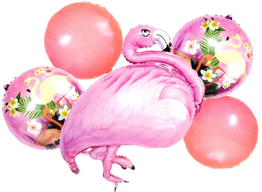 FLAMİNGO PEMBE 5Lİ SET BALON balon