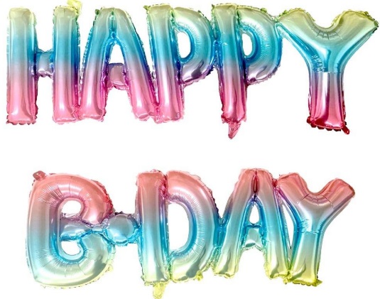 HAPPY B.DAY GÖKKUŞAĞI SET FOLYO BALON balon