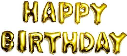 HAPPY BİRTHDAY GOLD SET BALON balon