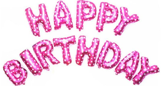 HAPPY BİRTHDAY PEMBE SET BALON balon