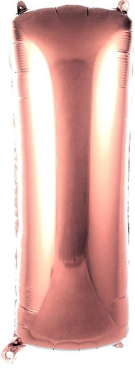 I - HARF 40 İNC ROSEGOLD RENK BALON 100 CM balon