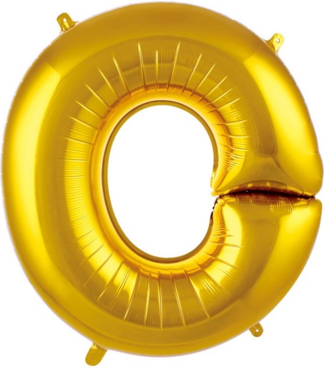 O - 40 İNC GOLD RENK BALON 100 CM balon