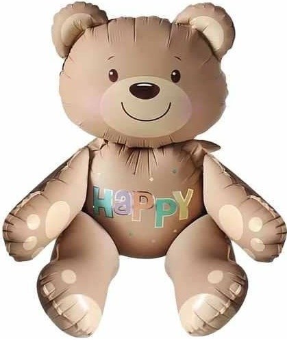 OTURAN AYI KARAMEL FOLYO BALON balon