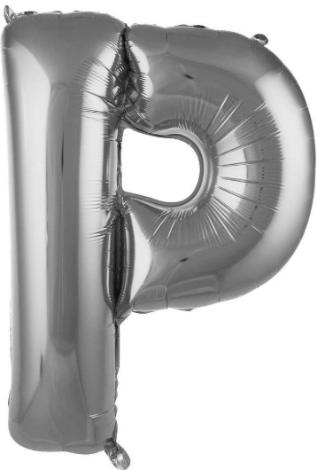 P - 40 İNC GÜMÜŞ RENK BALON 100 CM balon
