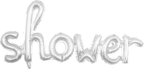 SHOWER GÜMÜŞ FOLYO BALON balon