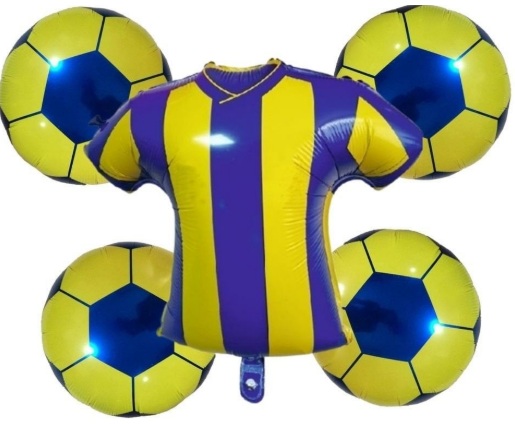 TARAFTAR SARI LACİVERT 5Lİ SET BALON balon
